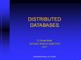 DISTRIBUTED DATABASES PowerPoint PPT Presentation