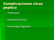 Complicaciones ulcus peptico