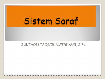 Sistem Saraf