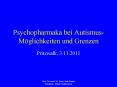 Psychopharmaka bei Autismus- M PowerPoint PPT Presentation
