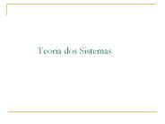 Teoria dos Sistemas