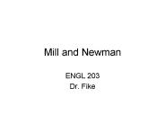 Mill and Newman