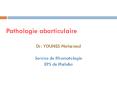 Pathologie abarticulaire PowerPoint PPT Presentation