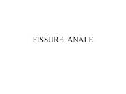 FISSURE ANALE