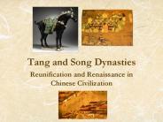 Tang and Song Dynasties