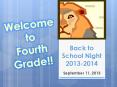 Back to School Night 2013-2014 PowerPoint PPT Presentation