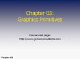 Chapter 03: Graphics Primitives PowerPoint PPT Presentation