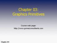 Chapter 03: Graphics Primitives