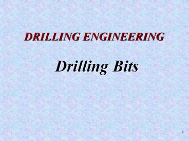 Drilling Bits