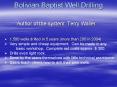 Bolivian Baptist Well Drilling PowerPoint PPT Presentation