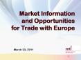 Market Information and Opportunities PowerPoint PPT Presentation