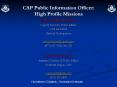 CAP Public Information Officer: High Profile Missions PowerPoint PPT Presentation