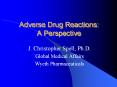 Adverse Drug Reactions: A Perspective PowerPoint PPT Presentation
