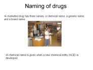 Naming of drugs