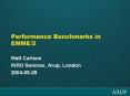 Performance Benchmarks in EMME/2 PowerPoint PPT Presentation