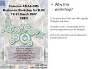 Why this workshop?