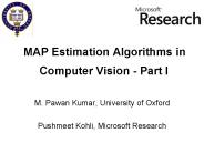 MAP Estimation Algorithms in