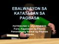 EBALWASYON SA KATATASAN SA PAGBASA PowerPoint PPT Presentation