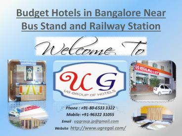 Budget Hotels in Bangalore Near Railway Station