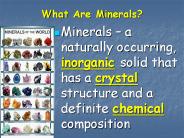 What Are Minerals?