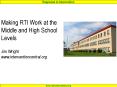 Making RTI Work at the Middle and High School Levels Jim Wright www.interventioncentral.org PowerPoint PPT Presentation