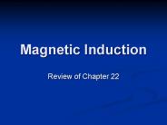 Magnetic Induction