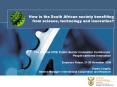How is the South African society benefiting from science, technology and innovation? PowerPoint PPT Presentation