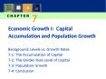 Economic Growth I: Capital Accumulation and Population Growth PowerPoint PPT Presentation