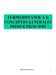 TERMODINAMICA I: CONCEPTOS GENERALES PRIMER PRINCIPIO PowerPoint PPT Presentation
