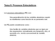 Tema 8: Procesos Estoc