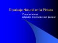 El paisaje Natural en la Pintura PowerPoint PPT Presentation