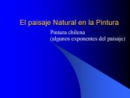 El paisaje Natural en la Pintura