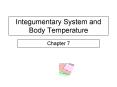 Integumentary System and Body Temperature PowerPoint PPT Presentation