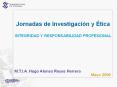 Jornadas de Investigaci PowerPoint PPT Presentation