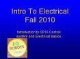 Intro To Electrical Fall 2010 PowerPoint PPT Presentation