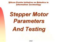 Silicon Prairie Initiative on Robotics in Information Technology