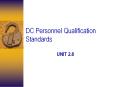 DC Personnel Qualification Standards PowerPoint PPT Presentation