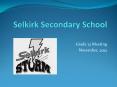 Selkirk Secondary School PowerPoint PPT Presentation