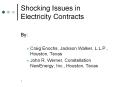 Shocking Issues in Electricity Contracts PowerPoint PPT Presentation