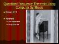 Quantized Frequency Theremin Using Computer Synthesis PowerPoint PPT Presentation