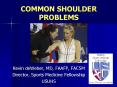 COMMON SHOULDER PROBLEMS PowerPoint PPT Presentation