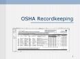 OSHA Recordkeeping PowerPoint PPT Presentation