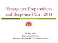 Emergency Preparedness and Response Plan - 2011 PowerPoint PPT Presentation