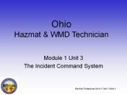 HazMat Technician Mod 1 Unit 3 Slide 1