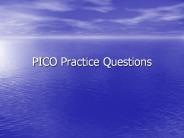 PICO Practice Questions