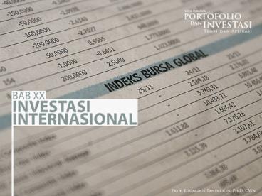Portofolio internasional