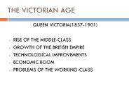 THE VICTORIAN AGE