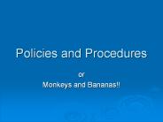 Policies and Procedures