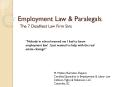 Employment Law PowerPoint PPT Presentation