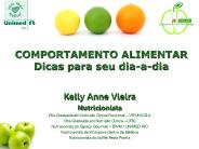 COMPORTAMENTO ALIMENTAR Dicas para seu dia-a-dia
